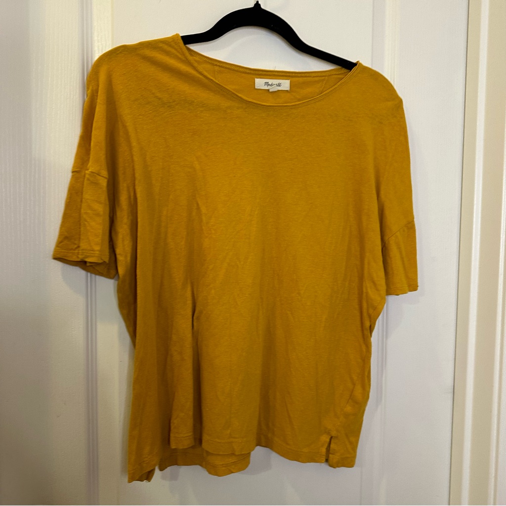 Madewell T-Shirt Deep Yellow Top